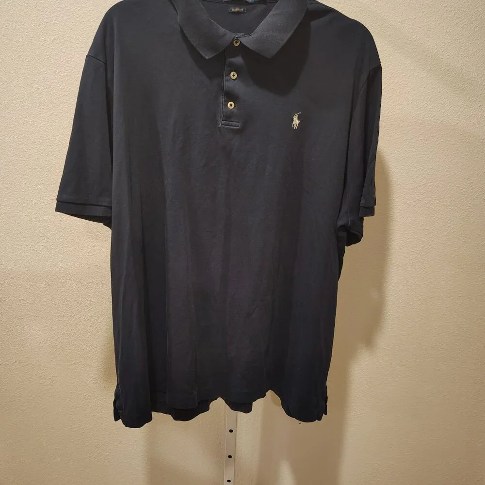 Polo Ralph Lauren Men's Classic Fit Polo Size XXL Navy Blue Short Sleeve